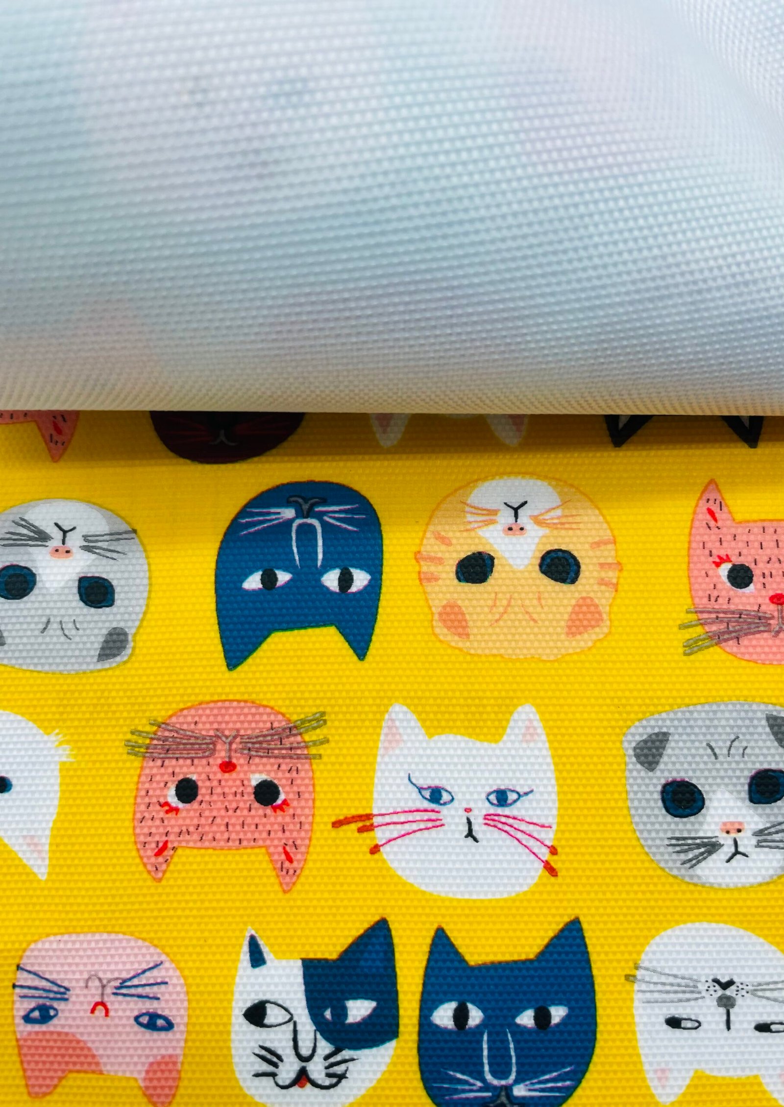 Waterproof Vinyl Fabric Cat Print For Bags - Chunky Glitter Sheets ...